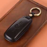 Motorcycle Key Case Shell Cover Leather Lock Opener For Honda GL1800 Gold Wing GoldWing 2018 2019 2020