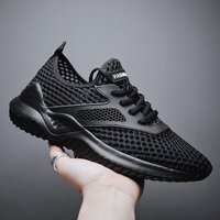 Men Casual Shoes 2026 New Arrival Breathable Lightweight Soft Sole Walking Shoes Sneakers Breathable Elastic Band Air Mesh Shoes