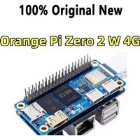 100% Tested Orange Pi Zero 2 W 4G+Expansion Board,DDR4 Allwinner H618 Orange Pi Zero 2W WiFi+BT BLE SBC Single Board Computer Ze