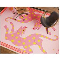 Pink Animal Pattern Carpets for Living Room Bedroom Decoration Home Hotel Floor Mat Sofa Coffee Table Balcony Area Rugs Washable