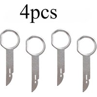 4pcs Car Styling Radio Removal Key Pin Tool for VW Golf 7 6 Passat B5 B7 Touareg Mercedes W203 W213 W204