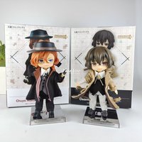 Anime Bungo Stray Dogs Orange Rouge OR Dazai Osamu and Nakahara Chuya Action Figure PVC Collection Boxed toys for Children 10cm