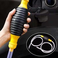 Heavy Duty Manual Fuel Transfer Pump for Gasoline/Diesel/Oil, Auto/ATV/Marine Siphon Tool with Anti-Leak Design