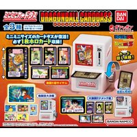 BANDAI Gashapon Cute Dragon Ball Carddass Figurine Mini Twist Card Machine Kawaii Goku Anime Figure Miniature Model Capsule Toys