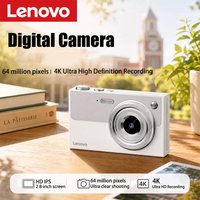 Lenovo Dual Camera Selfie CCD Camera 68 Megapixel 4k HD Wifi Digital Camera Portable Student Image and Video Smart Camer