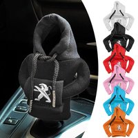 Car Gear Shift Knob Cover Manual Handle Gear Sweatshirt Change Lever Cover For Peugeot 407 408 206 208 307 308 Wheel Center Caps