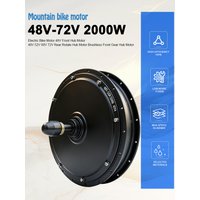 AliExpress NONE 48V/52V/60V/72V 2000W Brushless Gearless Front/Rear Rotate/Rear Cassette hub Motor 20-29inch for Electric bike Conversion Kit