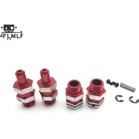 Quick Release Metal Front or Rear Hex Hub Extended Axle Kit for 1/5 HPI ROFUN ROVAN KM BAJA 5B 5T 5SC RC CAR PARTS