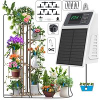 Solar automatic plant irrigation System gardening tools and planting supplies Outdoor watering Kit can Hanging Auto con