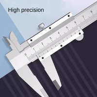 Industrial-Grade Stainless Steel Vernier Caliper - Laser-Scaled Mechanical Caliper, Wear & Rust Resistant Measuring Tool