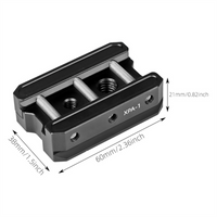 FUFU Picatinny Arca Plate Picatinny Convert to ARCA Quick Release Plate Rail Hunting Tripod Dovetail Mount Adapter