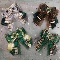 Original Hand-Made Bow Tie Brooches for Woman Girls Lolita Suits Uniform Shirts Collar Flower Accessories Corsage Pins