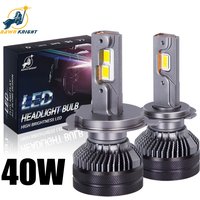 DAWNKNIGHT K5C K6C 40W H7 H4 Long Life Series 4300K Led HB3 H11 Headlight Bulb H1 HB4 4300K Led Lights For Car 12V