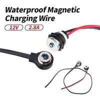 2.8A 12V Circuit Magnetic Charging Connector Cable Waterproof Male Female Anti Short Magnetic Head Date Wire for Wearable Deivce