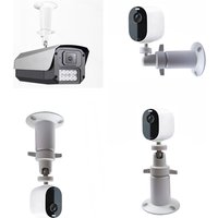 Security Camera Metal Wall/Ceiling Mount, Indoor/Outdoor Mount Compatible with Arlo CCTV Compatible Camera with 1/4 Screw Head