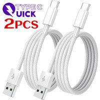 USB To Type C Fast Charging Cable USB A To Type C Nylon Braided Cord for Apple IPhone 16/15 Series 16pro 15promax Plus Data Cord