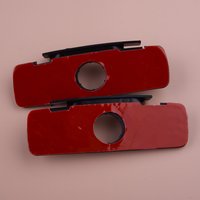 51117207921 51117207922 1 Paar schwarze Kamerahalterung vorne links und rechts, passend für BMW 5er F10 F11 F18 2010–2014