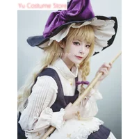 Yu Costume Touhou Project Kirisame Marisa Dress Cosplay Costume Cos Game Anime Party Uniform Hallowen Play Role Clothes Clothing