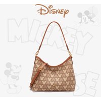 Genuine Disney Purses And Handbags Original Case Mickey Print Series Retro Shoulder Bag Women Large Capacity Handbag 309