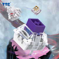 New TTC Flip King Of Magnetic Switch RGB Structure With Plastic Bottom-Out Inverted Magnet Design For Smooth Keystroke Gaming PC