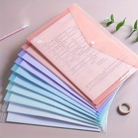 A4 Clear PP Document Pouch Waterproof File Folder Student Exam Paper Office Storage Organizer Supplies