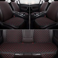 Pu Leather Car Seat Cover Seat Back Soft Cushion Minimalism Seat Cushion Universal Wear-resistant and Durable Four Seasons
