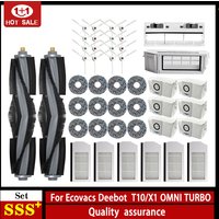 For Ecovacs Deebot X1 OMNI / T10 OMNI accessories Robot Vacuum Cleaner Parts Dust bag Hepa Filter Main Side Brush Mop Dustbin