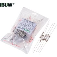 80PCS 16Values 5x20mm Leaded Ceramic Fuse Kit for Electronics Circuit Protection Projects
