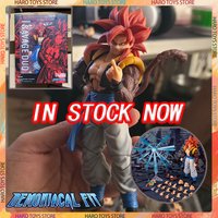 Demoniacal Fit Dragon Ball SHF Gogeta Figure GT Super Saiyan 4 Gogeta 3.0 Anime Action Figures Goku Figurine Model Toys Gifts