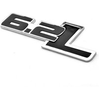 Auto 6,2 L Metall Seite Hinten Hinten Aufkleber Schwarz Für Chevy Für Camaro SS Stamm Kotflügel Abzeichen Aufkleber Auto Dekoration Zubehör