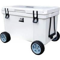 50l Plastic Large Custom Cooler Plastic Can Beer Insulated Food Box Ice Chest Cooler Box with Wheel for Outdoor Fishing
