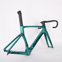 T47 Bottom Bracket Carbon Frameset Road Bike ELITE Carbon Road Racing Bicycle Frame Full Hidden Cable Line Disc Brake 7 Colors