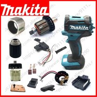 Makita DDF482 Chuck Housing Motor Switch Gearbox Carbon brush holder for DDF482RME DDF482Z Power Tool Accessories