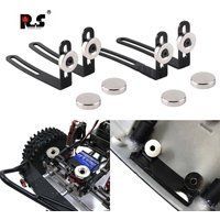 4PCS RC Car Body Posts Strong Magnet Mount with Clip for 1/10 RC Crawler Axial SCX10 TRX4 HSP HPI Tamiya Redcat Sakura