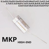 Wire drawn Silver MKP capacitor non-polar frequency divider capacitor 0.1uf 2.2uf 3.3uf 4.7uf 5.6uf 6.8uf~47uf all have