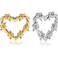 Vanku 2pcs New Rope Knot Heavy Ear Hanger Weights for Stretched Earlobe Plugs Gauges Expander Earrings Piercing Body Jewelry