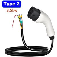 JIGU 3.5KW EV Charger Plug Electric Car Charging Cable Type 2 Connector GBT Line Wire For Vehicle Charger Station 5 meters