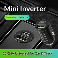 10W mini car charger fast charging for iPhone QC3.0 mini PD USB Type C car mobile phone charger for Xiaomi Samsung Huawei