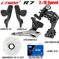LTWOO R7 Road Bike 2X10 Speed Derailleur Groupset Compatible Shimano SUNSHINE 25T 28T 32T Cassette X10 Chains Bicycle Parts