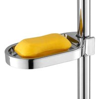 Punch-Free Plastic Shower Soap Box, Soap Rack Storage Rack Accessories for Shower Rod