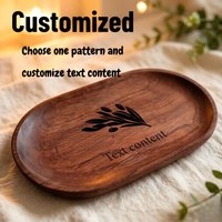Custom Name Minimalist Wooden Storage Tray, Beautiful Home Desktop Decor, Exquisite Home Decor and Meaningful Personalized Gifts