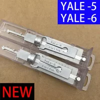 New Lishi 2-in1 One Word Lock Core 5 Teeth 6 Teeth Measurable Teeth Yale 5 Yale 6 image 3