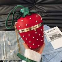 PU Solid Color Beading Chains Shoulder Bags 2026 Summer Exquisite Fashion Women's Bags New Versatile Casual Women's Handbags