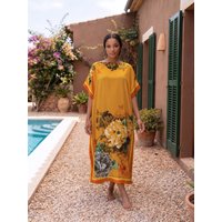 Long African Gown Dress with Scarf Middle East Arab Women's Clothing Polyester Woven Spring Summer Casual Beach Party Streetwear