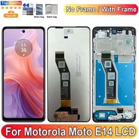6.56''For Motorola Moto E14 LCD Display Screen Touch Panel Digitizer Replacement Parts For Motorola Moto E14 Screen With Frame