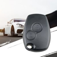 2 Buttons Remote Key Shell For Renault Modus / Clio 3 / Kangoo 2 / Twingo Key Fob Black Replacement Case
