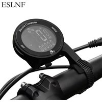 ESLNF Wireless Bike Computer Waterproof Bicycle Odometer Multi Functional LCD Screen Cycling Mountain Bike Speed Meter
