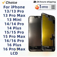OLED 16 LCD For iPhone X XS XR 11 12 13 PRO Screen For iPhone 14 Plus 15 pro Touch Screen For INCELL 16 Pro max Display 12 Mini