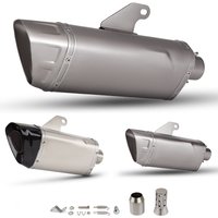 Tuyau d'échappement universel pour silencieux d'échappement de moto, 51mm, pour MT07 MT09 Z900 Z400 Ninja400 450mt M12, Kit d'évacuation de course