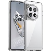 For OnePlus 12 Case Clear Hard PC Back + Soft TPU Bumper Camera Lens Protection Transparent Cover For One Plus 12